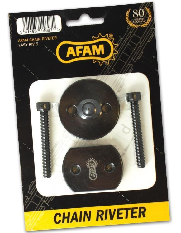 Lifetime warranty on tool body and handle * Replacement parts sold separately AFAM