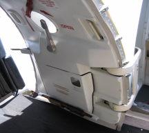 During final positioning the Jetway bumper should not make contact with the aircraft.