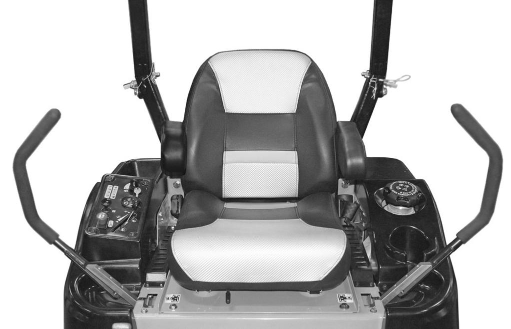Shown with steering control levers in the park brake position. Steering control lever Figure 3-3 4.