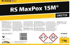 20 Hardener component for processing with MaxPox 15M resin Processing time at
