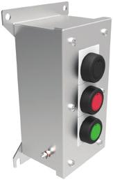 Z A H LO C STANDARD SIZE 1c STAINLESS STEEL CONFIGURATIONS The control stations on this page are the most commonly used configurations, including combinations of pilot lights, push buttons, rotary