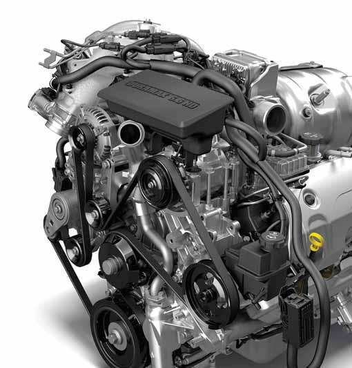 7 POWER AND PERFORMANCE: SIERRA HD DURA DIESEL OUR MOST POWERFUL DURA DIESEL EVER Sierra HD gets its heavy-duty power from a proven source, the available Duramax 6.