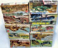 Enterprise, HMS Amazon, HMS Daring, HMS Leander, The Rommel and others 70-100 Lot 1471 1471 Airfix HO/OO Scale Plastic Figure Group, 11 boxed examples, all appear as issued, to include Wagon Train,