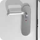 The system provides electronic lock control of multiple doors for any room requiring privacy by the occupants.