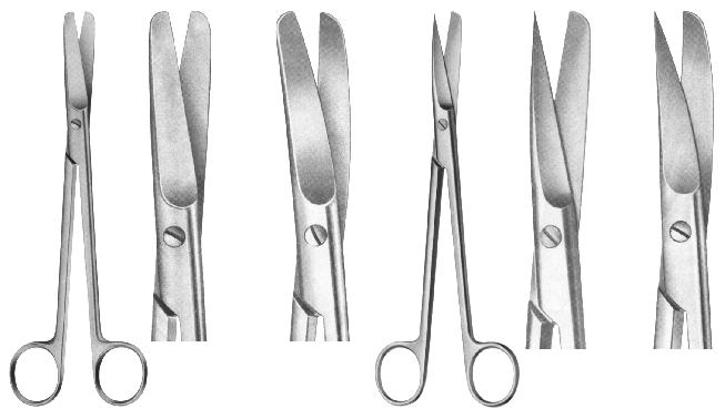 02 Operating & Gynaecology Scissors Betriebshilfe und Gynäkologie Scissors