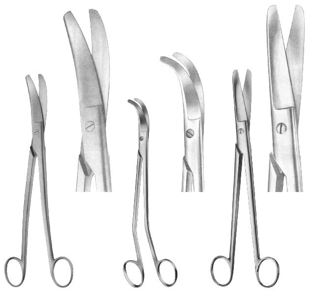Operating & Gynaecology Scissors Betriebshilfe und Gynäkologie Scissors 02 BC-220 SIEBOLD Uterine Scissors 245