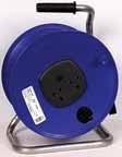 10m Extension reel with 2 socket outlets and