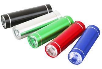 6 LED ALUMINUM FLASHLIGHT-AAA 15 Lightweight aluminum structure and color anodized casing 6 high intensity LED bulbs Easy carrying