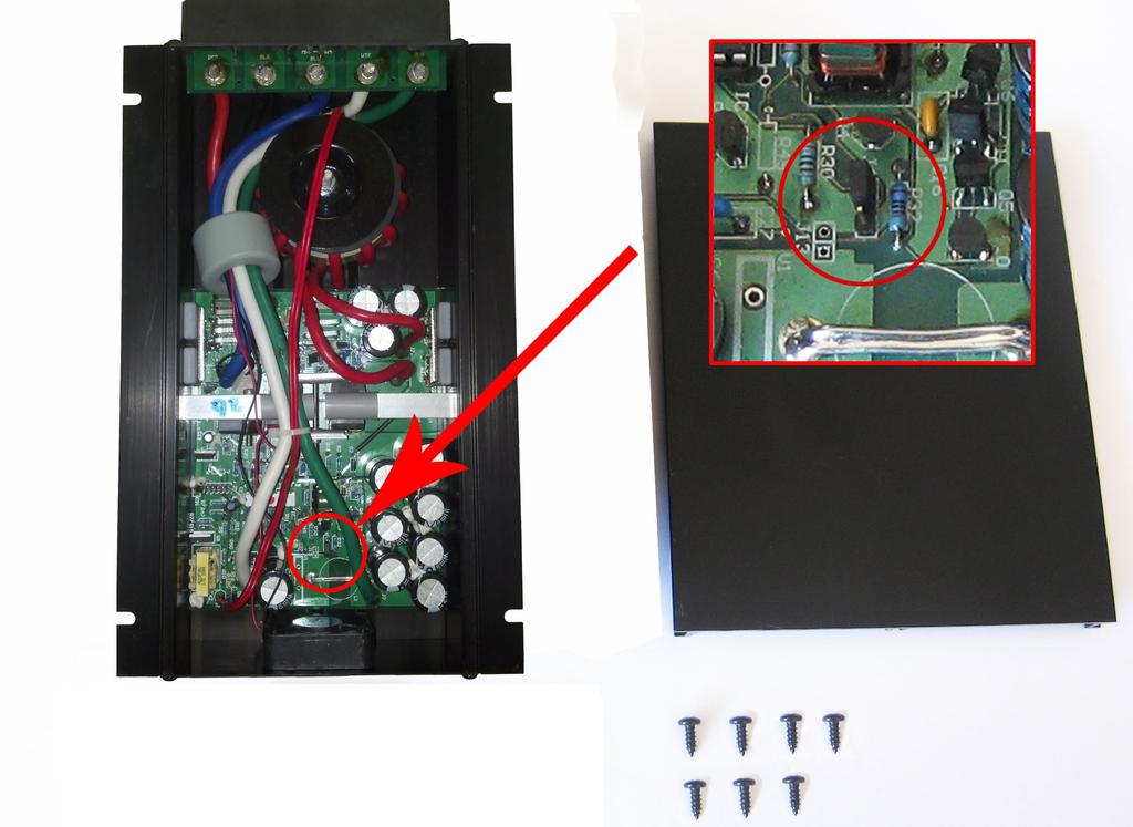 Page 6 of 8 Changing Battery Type Setting Procedure 1.Ensure all the MPPT wires are disconnected. 2.Remove 7 front panel screws and the front panel and slide out cover see Figure 4. 3.
