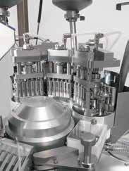 THE WORK PARAMETERS OF THE MACHINE CAN BE SEPARATELY ADJUSTED TO ALLOW THE PROCESSING OF A WIDE RANGE OF DIFFERENT PRODUCTS WITH EXCELLENT RESULTS IN TERMS OF DOSING ACCURACY AND SPEED.