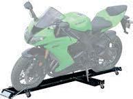 Motorcycle Products : Service Equipment Pit Viper Motorcycle Dolly Cruiser Motorcycle Dolly The Pit Viper motorcycle dolly holds a single motorcycle or sport bike with a kickstand for maneuvering