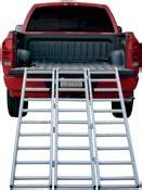 Extra-Long Aluminum Bifold ATV Ramp Extra-long, economy bi-fold ATV ramps load with ease into taller trucks!