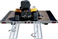 » Lightweight aluminum construction» Trifold design» 2,200 lb capacity can handle most ATVs and UTVs» Arched ramps for smooth transition» Textured rungs provide traction» Raised side rails» Wide