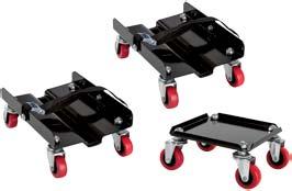 3-Piece Snowmobile Dolly Set The snowmobile dolly set makes it easy to maneuver a snowmobile around the shop or garage.