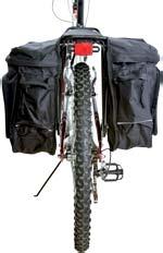 Roswheel Triangle Bike Frame Bag This bicycle triangle frame bag has a 1-1/2 wide storage compartment with an additional zippered pocket on the opposite side for holding smaller items.