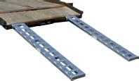 Heavy Duty Ramps 8,000-10,000 lb Trailer Ramps These heavy duty trailer ramps have either an 8,000 or 10,000 lb weight capacity per axle for loading of large commercial equipment or farm equipment.