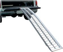two safety straps» All-aluminum construction» Designed for one-person loading and unloading» Serrated rungs for maximum traction Length Width Folded Width TF-6050-1500A 60 (5 ) 49-1/8 16-5/8 32 lbs