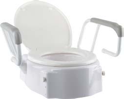 Mobility & Medical : Bath Safety Elevated Toilet Seat This durable plastic raised toilet seat is easy to clean, lightweight, and very portable.