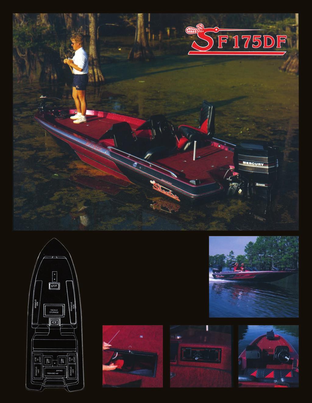 S keeter has taken the duel console concept one step ahead by offering a full deck from bow to console, providing you with a maximum size fishing deck.