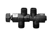 Controlsaflo Series Made in U.S.A. The Controlsaflo Series by-pass valve combines high-flow performance, multiple operational modes, and easy installation in a compact, WQA validated plastic design.