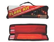 Flare w Wire Stand - 36/case FLARE KITS Heavy Duty injection molded plastic boxes hold 4 or 12 minute fusees