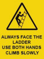 using the ladder. Do not exceed the load capacity.