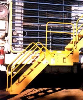 Electric/Hydraulic Ladder RTV-L The Safe-Away Raise To Vertical Model L Retractable Ladder has been designed to improve safety for operator and maintenance staff when accessing large earthmoving