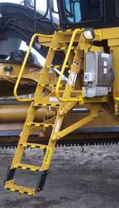 Electric/Hydraulic Ladder 24H The Safe-Away Cat 24H Grader Access System has been specifically designed to provide safe and convenient