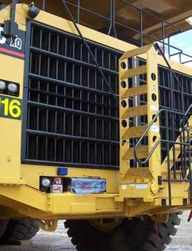 Stairway RTV-S The Safe-Away Raise To Vertical Model S Retractable Stairway has been designed to improve safety for operator and maintenance staff when accessing large earthmoving equipment employed