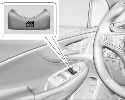 Keys, Doors, and Windows 49 Window Lockout This feature stops the rear door passenger window switches from working. Press 2 to engage the rear window lockout feature.