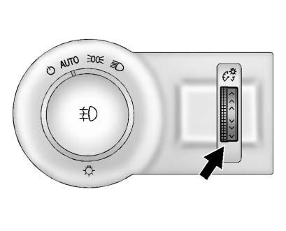 6-6 Lighting Front Fog Lamps For vehicles with front fog lamps, the button is located on the exterior lamp control, on the outboard side of the steering wheel.