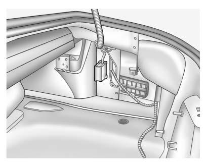 Vehicle Care 10-49 Rear Compartment Fuse Block The rear compartment fuse block is located on the right side of