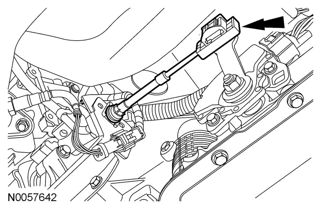 307-01-3 Automatic Transaxle/Transmission 4R70E/4R75E 307-01-3 7. Disconnect the selector lever cable end. 8.