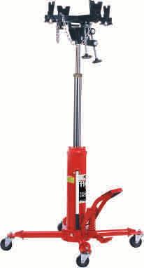 CAPACITY TELESCOPIC TRANSMISSION JACK MODEL 2195A Two-stage telescopic ram, designed for heavier automotive and medium-duty truck transmissions, transfer cases or differentials in under-hoist