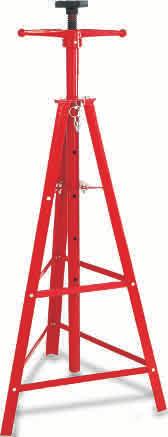 CAPACITY UNDER-HOIST STAND MODEL 3320A Adjusts from 54-1/2 to 80-1/2 Foot-operated lever for extra lift Bearing included
