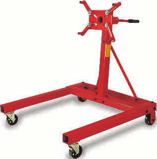 CAPACITY FOLDING ENGINE STAND MODEL 578 Stable V base design 1-ton capacity for heavy-duty applications Folds