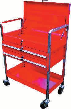 MODEL 953 Two 17 x 32 trays Removable locking 26 x 16 x 10 toolbox with two padded