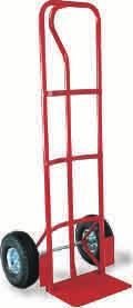 capacity Large 29 x 1 non-skid platform with wrap-around rubber bumper 4 casters Fast-release 32 high handle folds down for storage