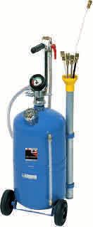 lbs. 8.3-GALLON VACUUM WASTE OIL EVACUATOR WITH PROBE KIT MODEL 8810 6.3-gallon tank with up to 4.