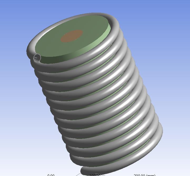 Simplified Model SimuTech developed the CAD geometry of the problem The Material used for the cylinder is Structural