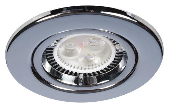 LED 4.5W Fire Rated Downlight Non Dimmable - Warm White Lamp Supplied complete with a Megaman GU10 4.