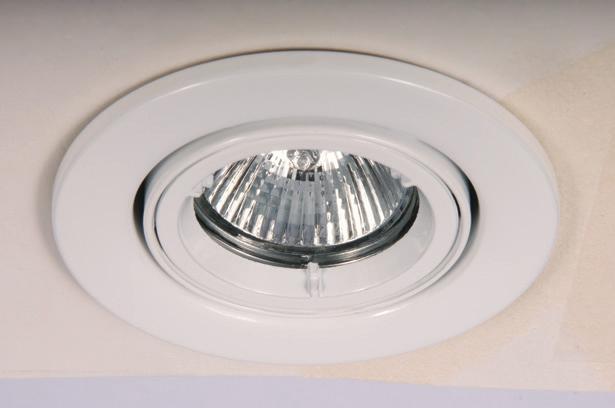 Low Voltage Fire Rated Downlight Supplied complete with a PHILIPS MR16 50W aluminised reflector (heat forward) lamp