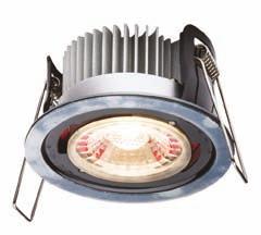 66 STAND ALONE SPOTLIGHT Surface mounting, Cast alloy and pressed steel Safety extra low voltage (SELV) 350 head rotation, 90 movement either side of