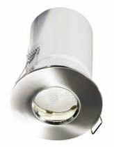 A12-6025* IP65 Mains Energy Saving Part L1 Fixed Fire-Rated Downlight A12-6272* IP65 Mains Low Energy Showerlight Contractor Fire-Rated * Finish: White (WH),