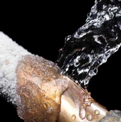 Prevent Burst or Blocked Pipes The Problem Thermal insulation alone will not prevent freezing of pipes.