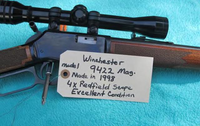 2 Winchester Model 9422 Magnum Made in 1998,
