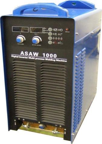 SUBMERGED ARC MACHINES INDUSTRIAL ASAW1000 CC/CV 1000A power source for industrial welding applications This is a robust digitally controlled Inverter based welding power source.