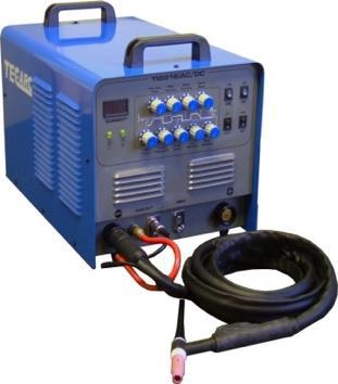 variable output, slope down & gas postflow control, digital ammeter & a built in basic pulser with 2 settings.
