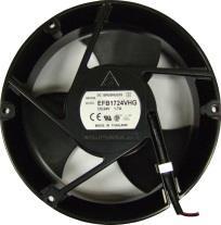 These fan motors can be mounted either on the back panel via three screws or onto a bracket with two screws underneath the motor.