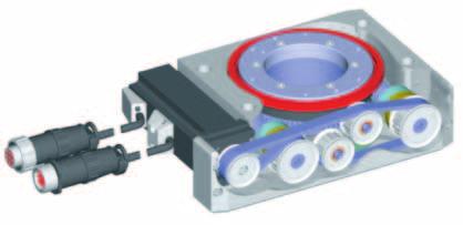electrical Swivel Unit Features Driven by an AC servo motor with a torque up to 12 Nm and a speed up to 50 rpm Programmable, positionable and regulable torque Data interface for standard market